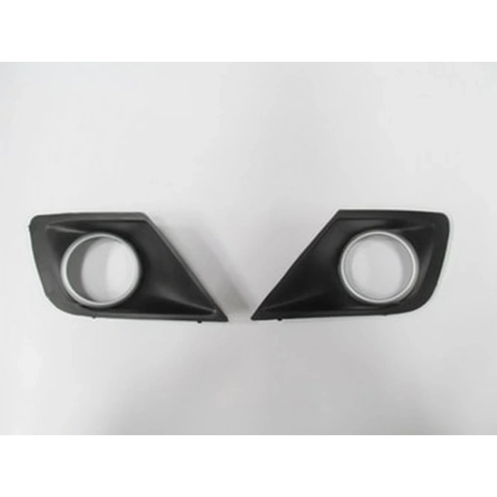 Peugeot 207 2009-2012 Sis Lamba Kapağı Sağ - Sol Set (2 Parça) Delikli Çerçevesi Gri (Adet) (Oem No:7452Zzx)