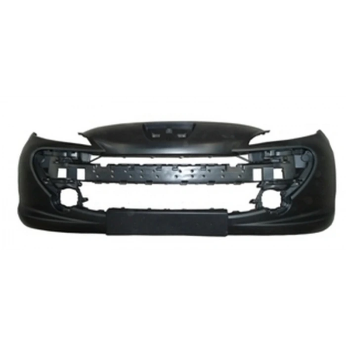 2006-2009 Peugeot 207 Ön Tampon Siyah (Sis Delikli) Bant-Panjur Delikli- Braketli (Sport Tipi) Tw) (Adet) (Oem No:7401Es)