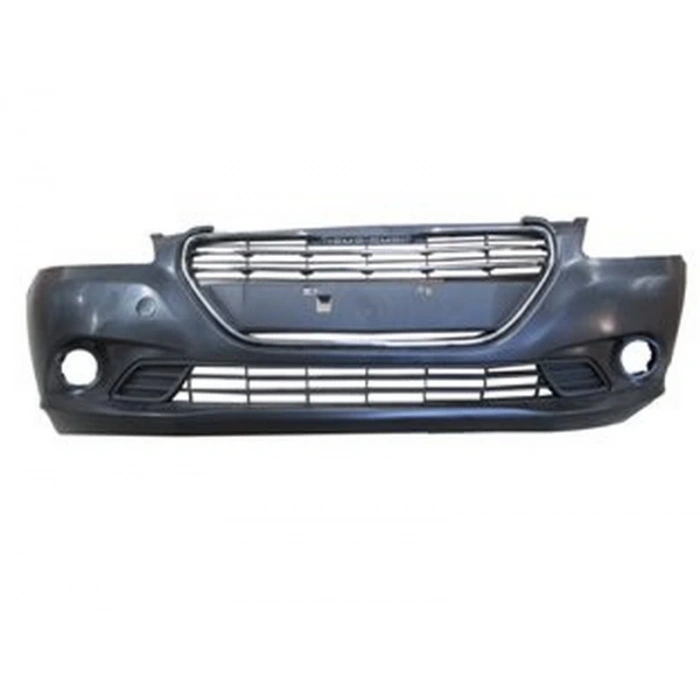 Peugeot 301 2013-2016 Ön Tampon Siyah (Sis Delikli Panjurlu Alt Üst - Braketli - Nikelaj Çıtalı (Adet) (Oem No:1608715680)