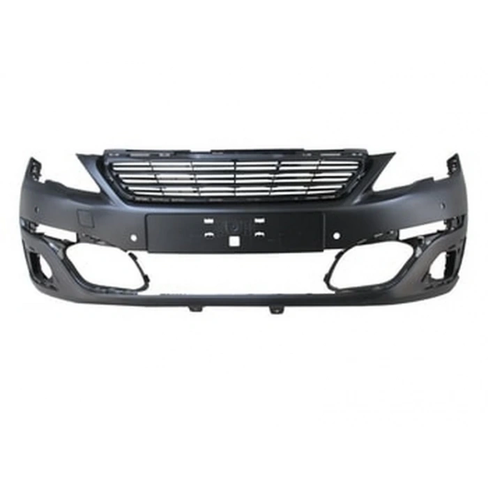 2015-2017 Peugeot 308 Ön Tampon Siyah (Astarlı Üst Panjurlu Sensör Delikli-Far Yıkamasız(Actıve Model (Adet) (Oem No:1610742180)