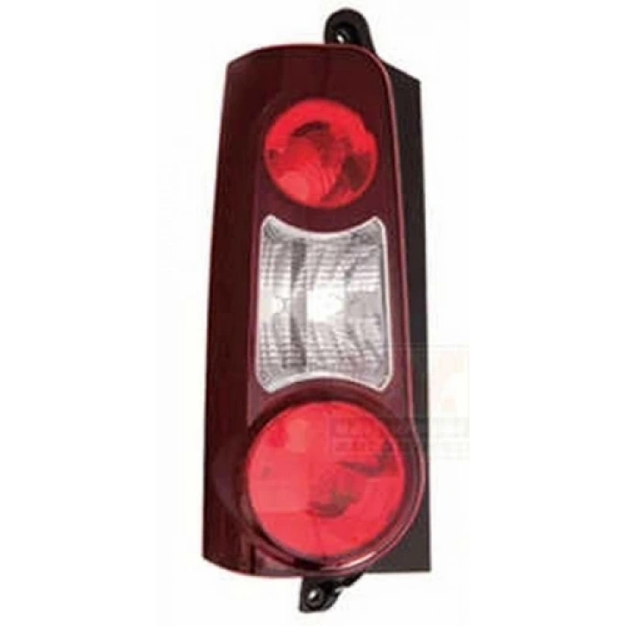 Peugeot Partner - Citroen Berlingo 2012-2019 Stop Lambası Sol (İki Kapılı Bagaj Koyu Kırmızı) (Oem No:9677205580)