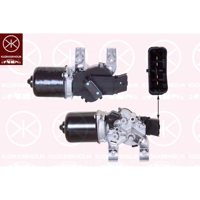 Clio Iıı 2005  Silecek Motoru Ön  (Oem No:7701061590)