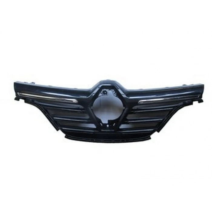 2016-2019 Renault Megane Iv Sd-Hb- Ön Panjur Siyah 2 Nikelaj Çıtalı (Oem No:622562805R)