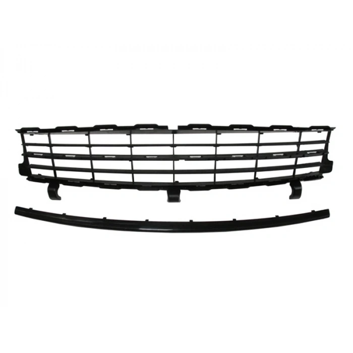 2007-2009 Renault Scenic Iı Ön Tampon Panjuru Orta Siyah (Dış Çıtası Siyah) 2Parça (Tw) (Oem No:7701477302)