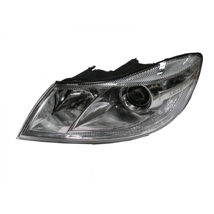 2010-2012 Skoda Octavıa Far Lambası Sol Elektrikli-Motorlu-Mercekli H7-H1 Eurolamp Oem No: 1Z1941017S