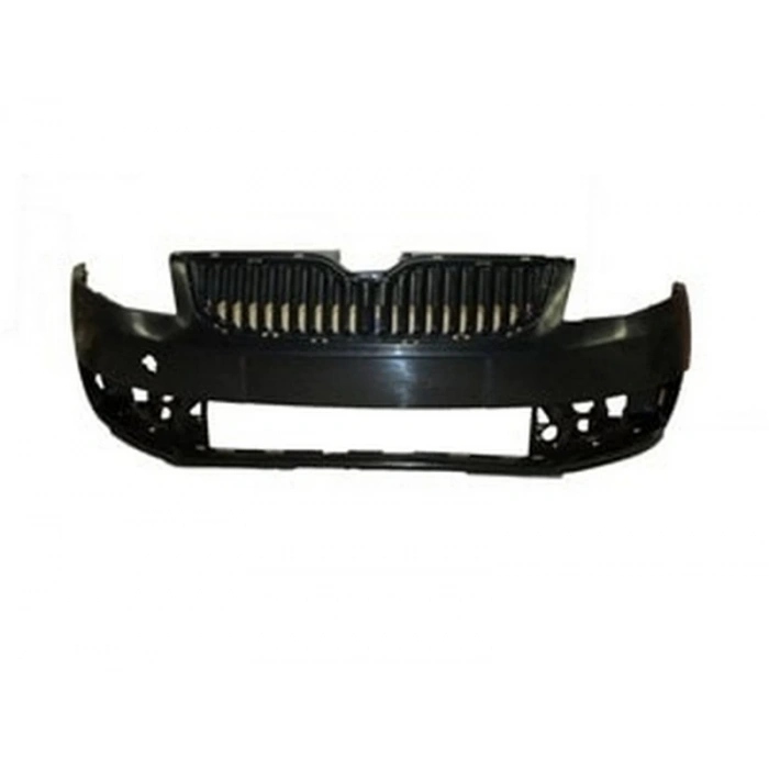 2013-2017 Skoda Octavia Ön Tampon Gri (Sis-Panjur Delikli-Far Yıkama Deliksiz Tyg) (Adet) (Oem No:5E0807217)