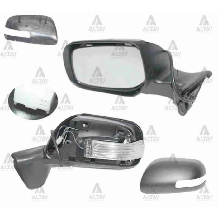 Dış Dikiz Aynası Auris 2010-2012 Elektrikli Isıtmalı Sinyalli Sol (Oem No:87906-02200) (Adet)