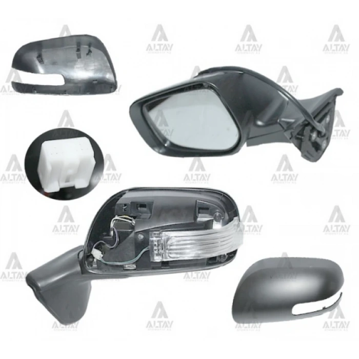 Dış Dikiz Aynası Auris 2010-2012 Elektrikli Isıtmalı Sinyalli Otomatik Katlanır Sol (Oem No:87906-02190) (Adet)