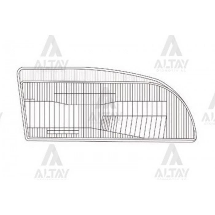 Far Camı Corolla 1993--1998 Ae100 Ae101 Sağ (Oem No:81110-1E180A) (Adet)