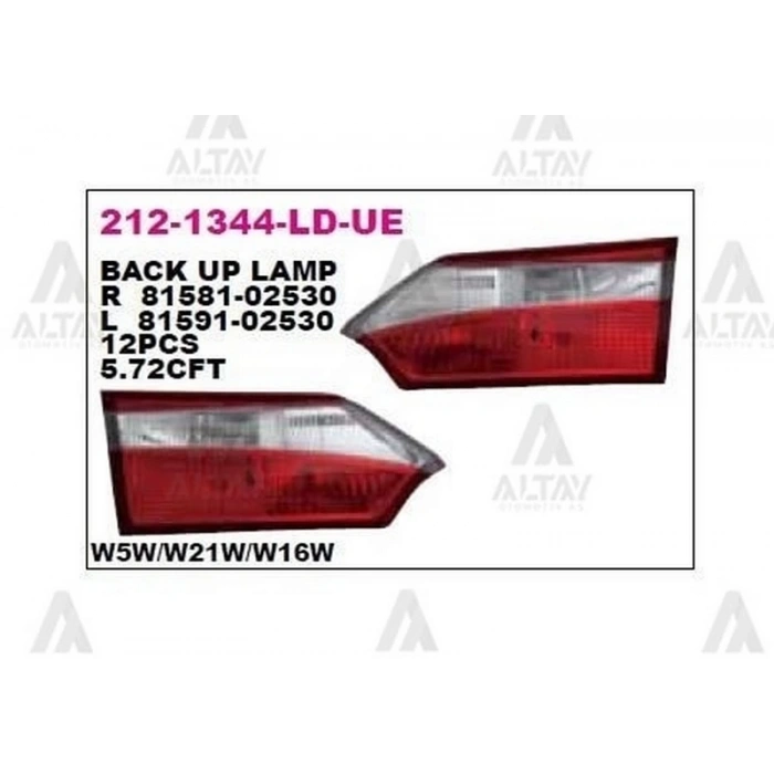 Stop Lambası Corolla 2013-2015 İç Sol (1 Adet) (Oem No: 81591-02530)
