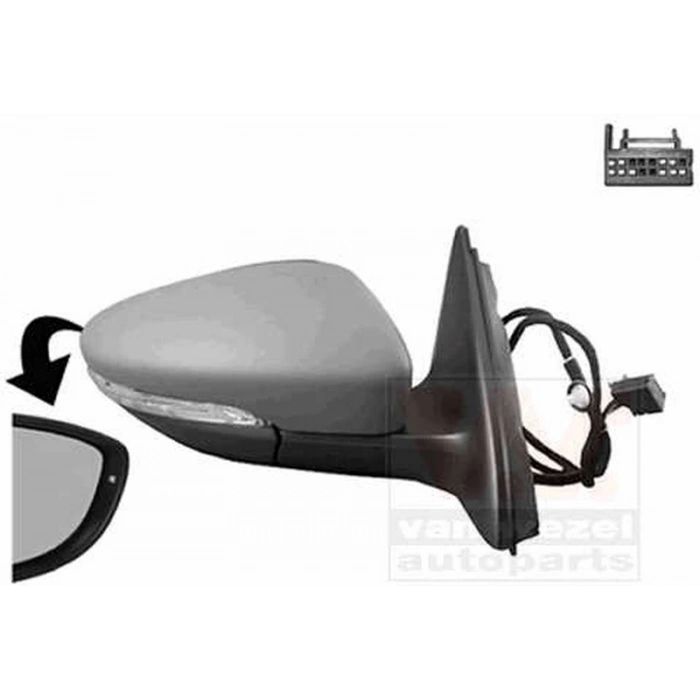 Volkswagen Jetta 2010  Dış Dikiz Aynası Sağ Elektrikli  Vm 6381Ehpr (Oem No:5C7857508B)