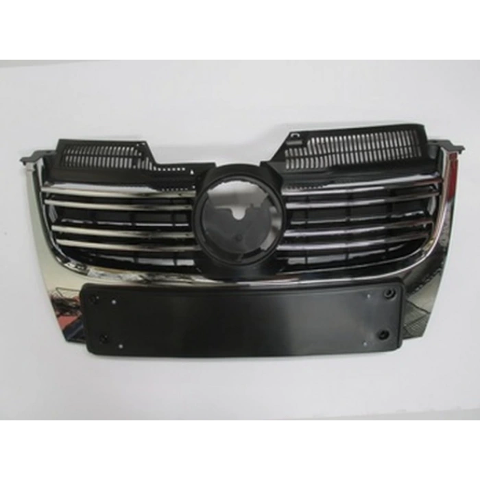 2006-2010 Volkswagen Jetta 5 Ön Panjur (Nikelaj Kaplamalı) Sensör Deliksiz (Plakalık 52 Cm) (Bfn) (Adet) (Oem No:1K5853653A9B9)