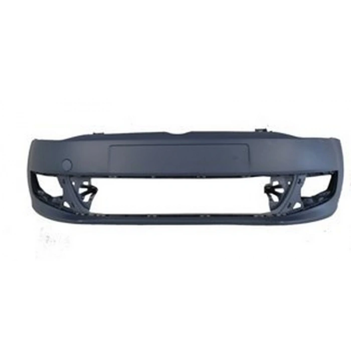 2010-2014 Volkswagen Polo 6 Ön Tampon Siyah (Sis-Panjur Delikli-Far Yıkama Deliksiz Bfn) (Adet) (Oem No:6R0807221Rgru)