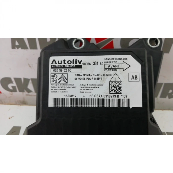 Airbag Beyni  Psa 301 B.M 2012- (Oem No: 9805630180)