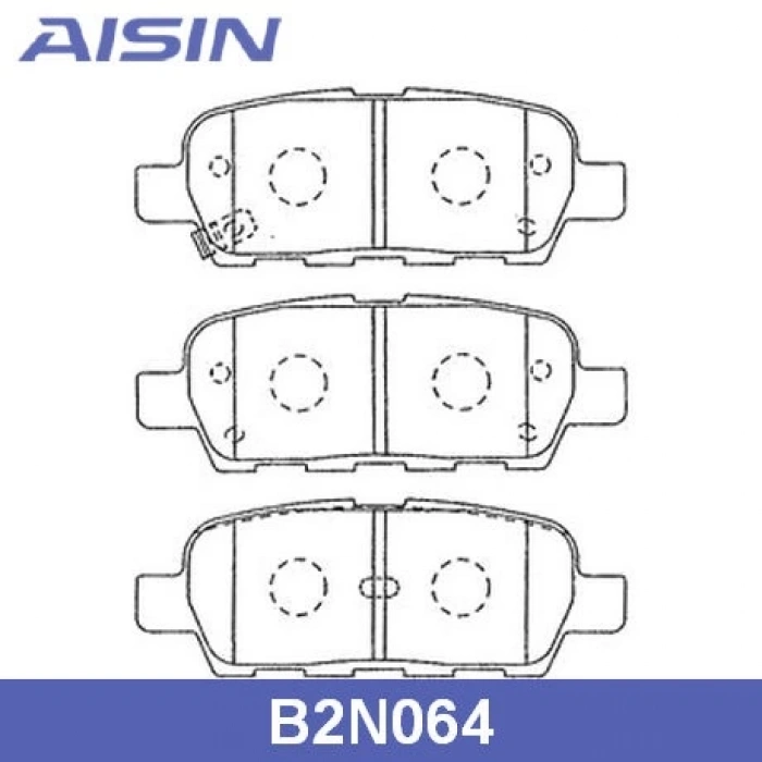 Arka Fren Balatası Qashqai J10 07-13 Juke 11- None (Oem No: Asn B2N064)