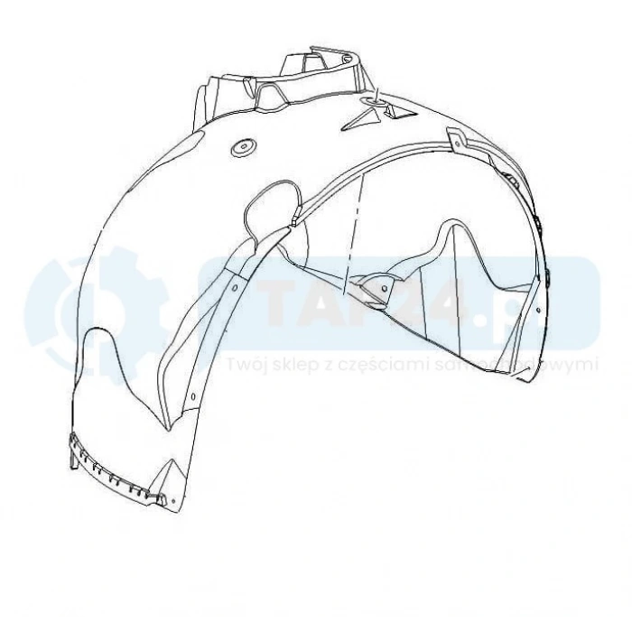 Çamurluk Davlumbazı Ön Sağ Opel Insıgnıa B Bm 18- (Oem No: Yr00132180)