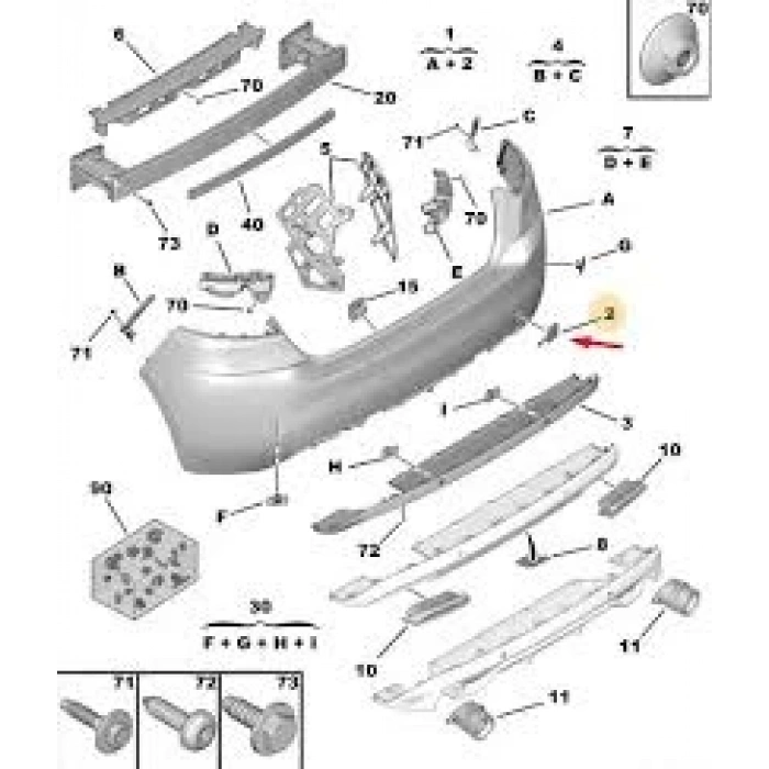 Çekı Demır Kapagı Psa 308 (T9) B.M 2013- (Oem No: 1610767280)