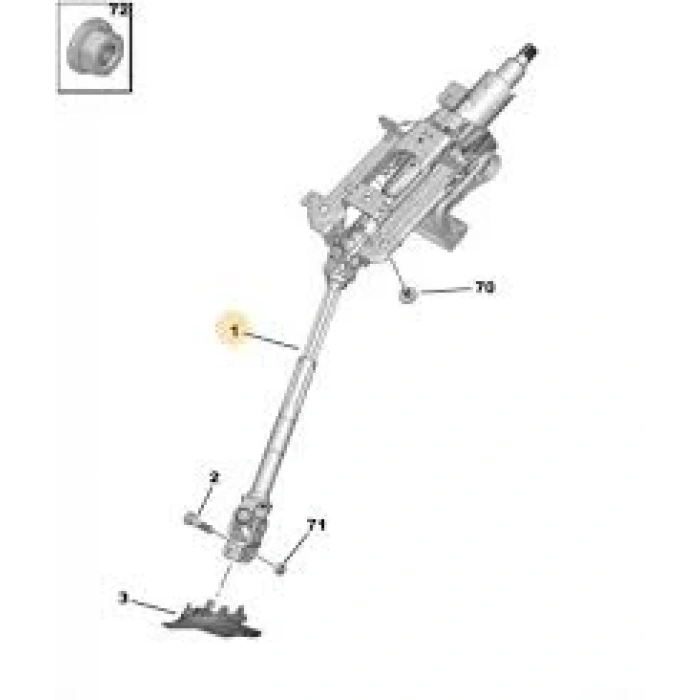 Direksiyon Mafsalı Psa Berlıngo Vp (K9) 97-00 (Oem No: 98204604Zd)