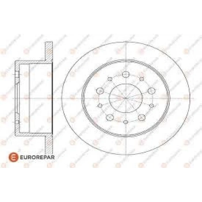 Erp Fren Dısk Tk :Adet Psa Boxer Iıı 2.2 Hdı 06- (Oem No: 1618862980)