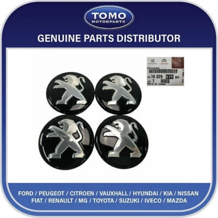 Jant Göbek Kapak Sıyah Psa 208/2008/308/3008/5008 B.M 2012- (Oem No: 1622961980)