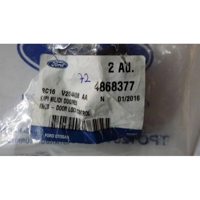 Kapı Kilidi Dugmesı Ford Transıt V347 Bm 06- (Oem No: 8C16 V264A58 Aa)