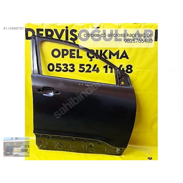 Kapı Ön Sağ Psa C5 Aırcross (C84) B.M 2019- (Oem No: 9825765480)