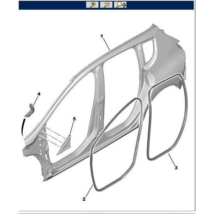 Ön Kapı Lastiği Psa 3008/5008 (Oem No: 9814855880)