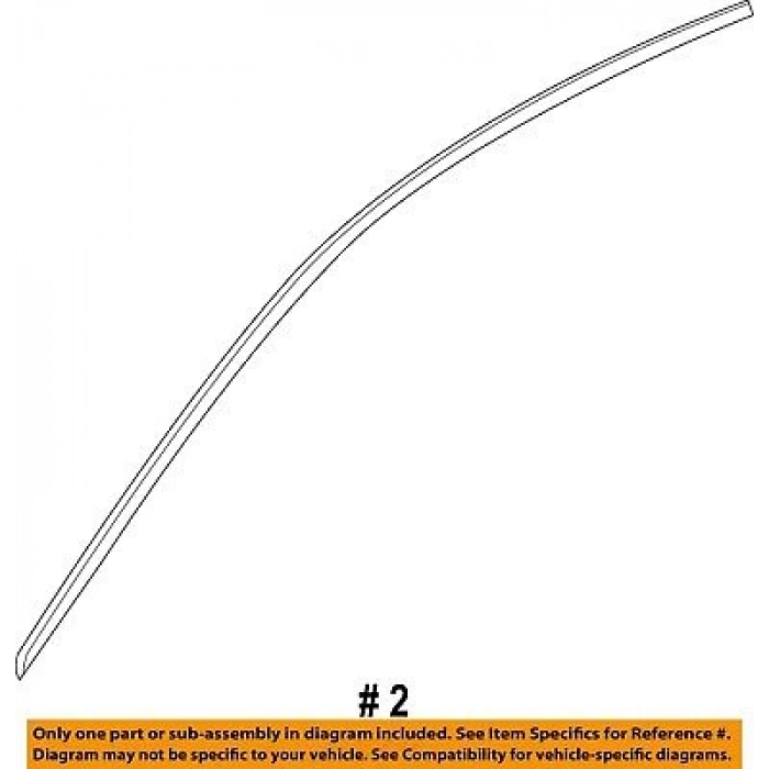 Ön Kapı Üst Çıtası : Sağ Krom Opel Insıgnıa A Bm 09- (Oem No: 13228511)