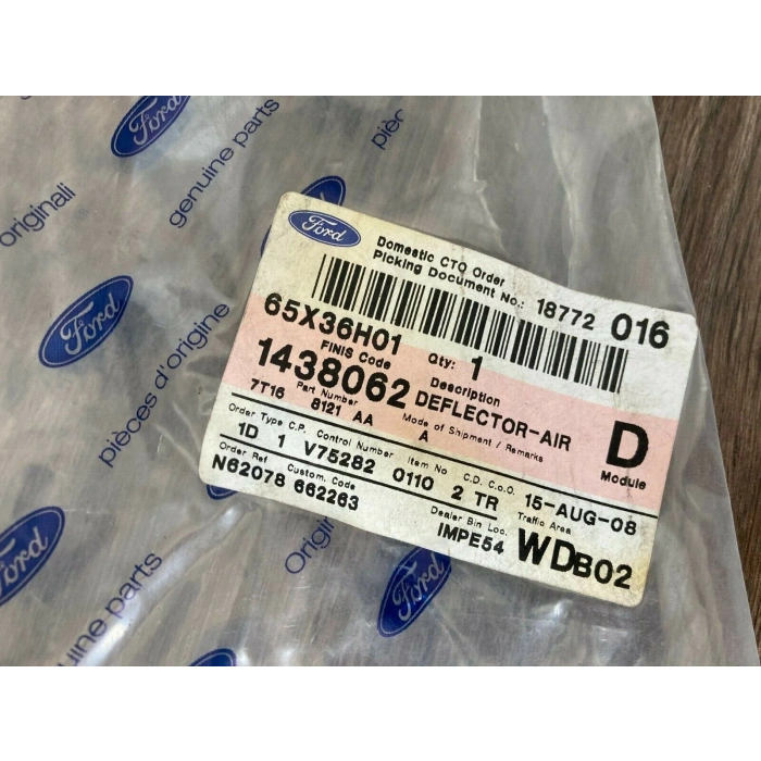 Radyatör Hava Yönlendırıcı Sağ Ford Connect Bm 02- (Oem No: 7T16 8121 Aa)