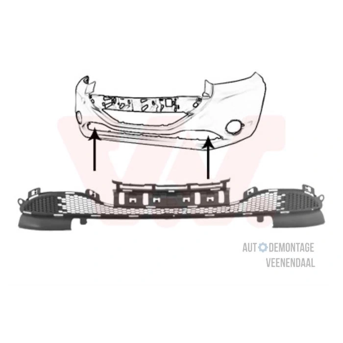 Tampon Panjuru : Ön Psa 208 B.M 2012- (Oem No: 96738556Xt)