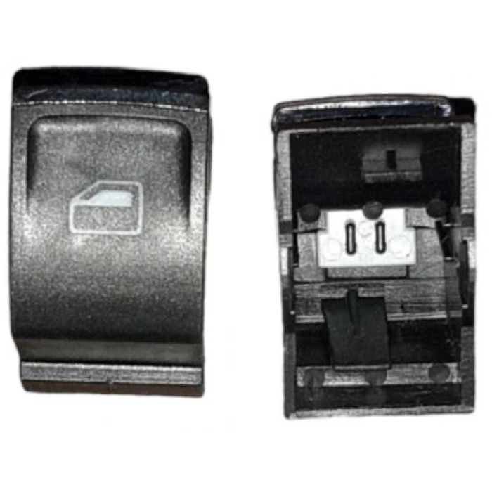 Volkswagen Golf- 7- 13/17; Ön/Arka Cam Düğme Butonu Sağ/Sol Aynı (Adet) (Nikelajlı) (Oem No: 1013-1955)