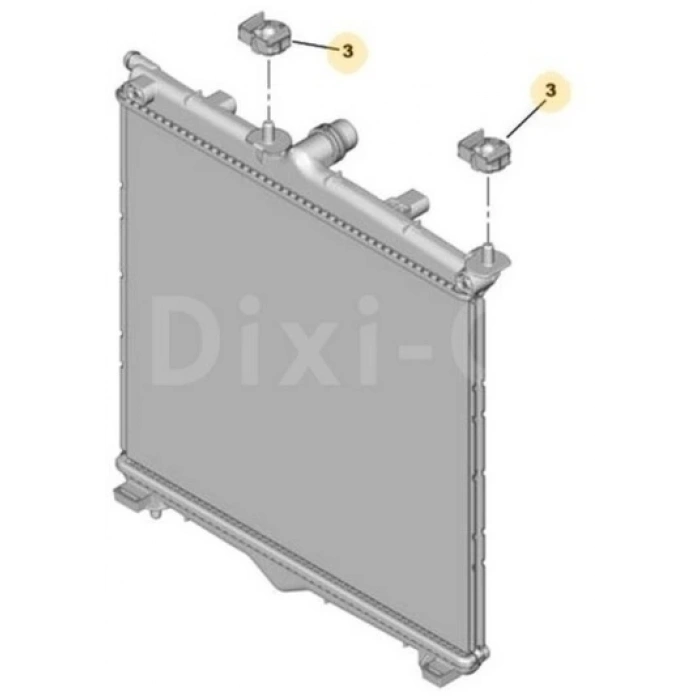 Radyatör Üst Ayagı Opel Corsa F Bm 20- (Oem No: 9826870480)