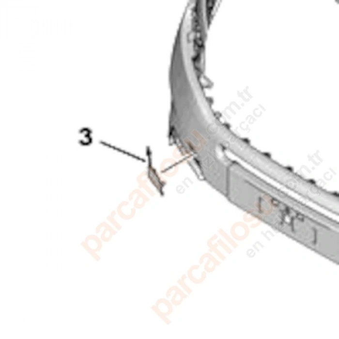 Çekı Demır Kapagı Ön Psa C5 Aırcross B.M 2018- (Oem No: 982672211T)