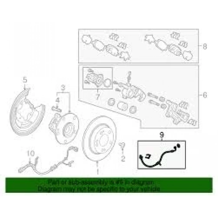 Hortum Fren Crv 17Sonrası Arka Sol (Oem No: 01468Tnye00)