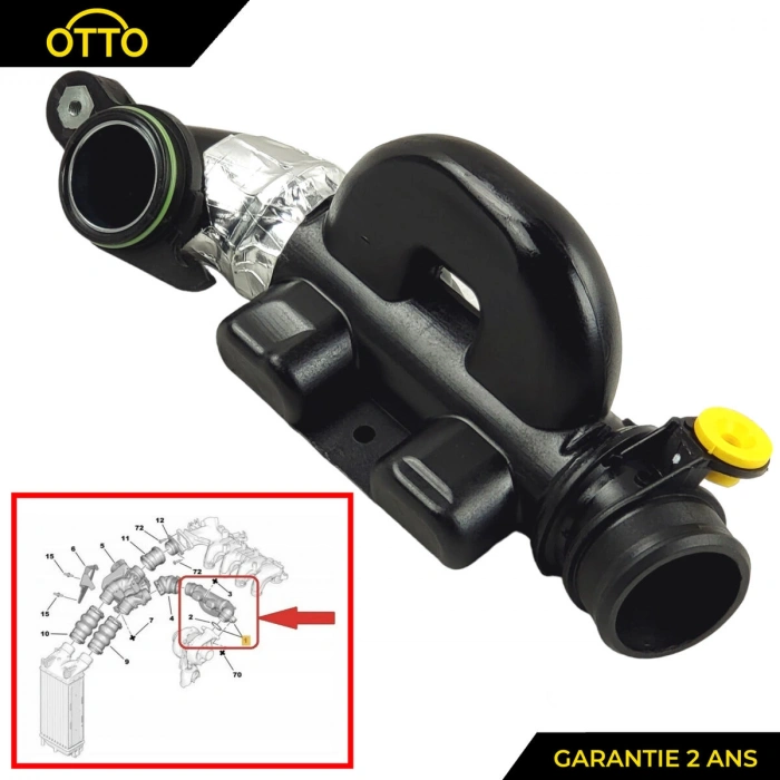 Turbo Borusu 207 / C2 / C3 1.6 Hdı (Oem No: 038351)