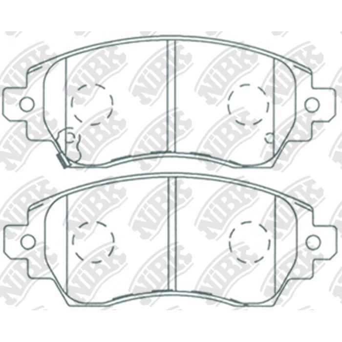 Fren Balatası Corolla 98-02 Ön (Oem No: 04465-02030)