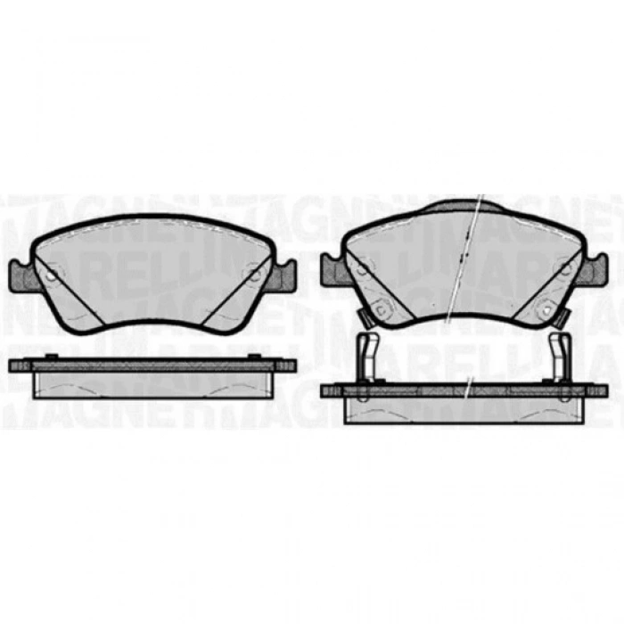 Fren Balata Corolla 07-12 / Aurıs 07-12 / Corolla 13Sonrası 1.4 D4D Dizel Ön (Oem No: 04465-02160)