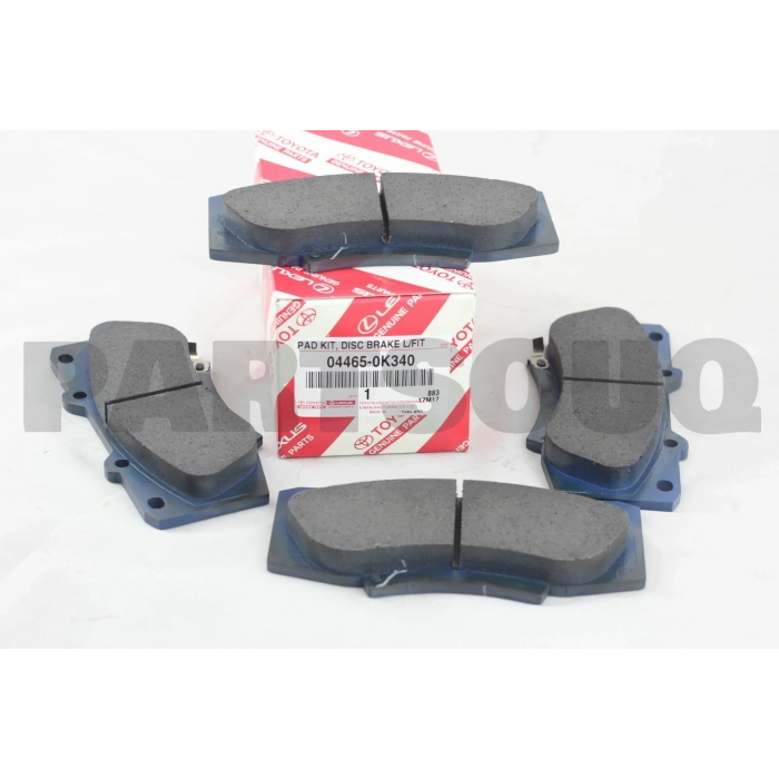 Fren Balatası Ön . Japon Hılux (Kun35, Kun25) 2.5 D4D 12-15 (Oem No: 04465-0K340)