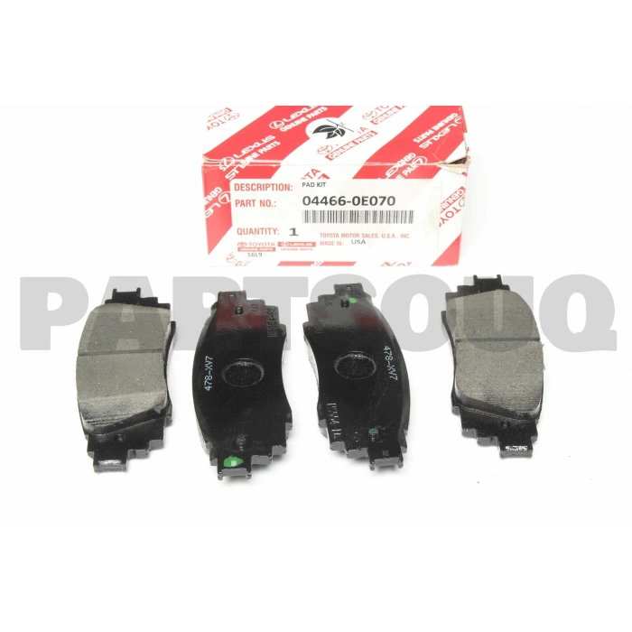 Fren Balata Chr 16Sonrası Arka / Corolla Cross 22Sonrası (Oem No: 04466-0E070)