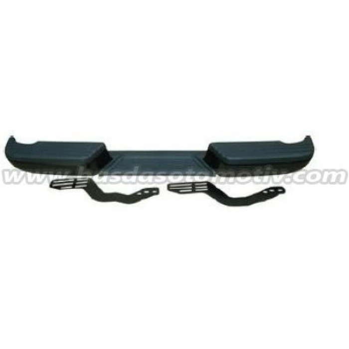 2001-2006 Mazda B2500 Pıck Up- Arka Tampon Siyah (Üstü Plastikli Bağlantı Ayakları İle Birlikte Fpı) (Adet) (Oem No:Rm5829900B00)