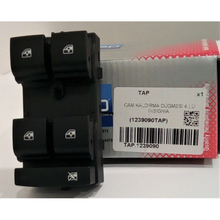 Cam Dügmesı Tek Dügme Opel Astra J Cruze Insıgnıa Mokka Zafıra C Merıva B Bm 09- (Oem No: 1239090)