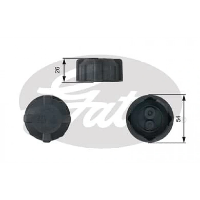 Radyatör Kapagı 1 54 Lük Fıat Tempra/Ducato Bm 91- (Oem No: 1325237080)