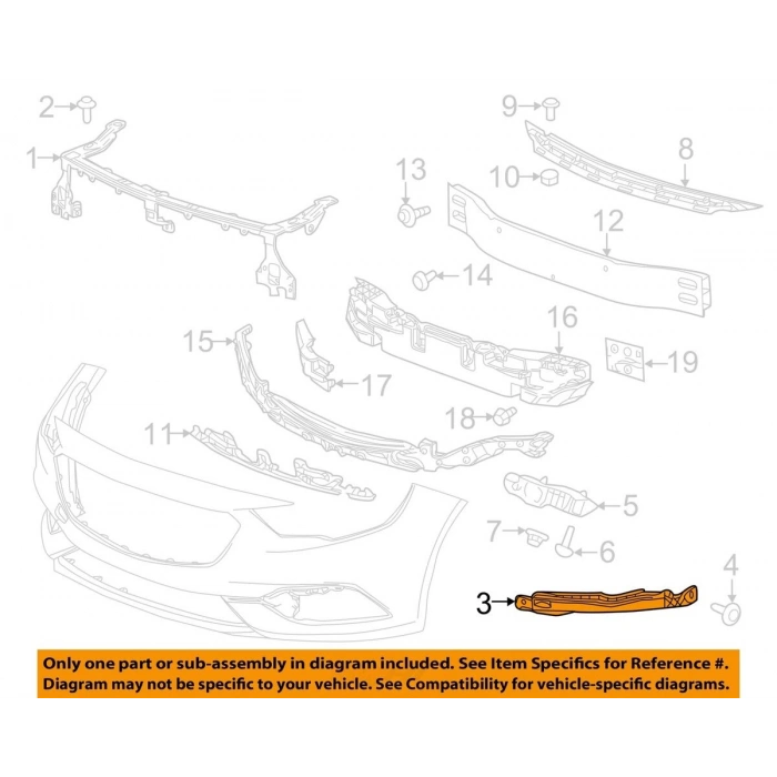 Tampon Braketi Ön Sol Opel Insıgnıa B Bm 18- (Oem No: 13491381)