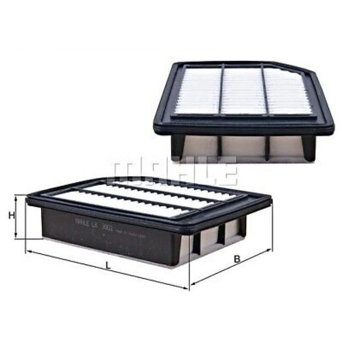 Hava Filtresi . Japon Vıtara (Ly) : Sx4 S-Cross (Jy) 1.6 Ddıs 14- 1.6 Ddıs 15- (Oem No: 13780-62M00)