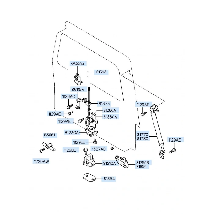 Kilit Bağaj H100L300 None (Oem No: 1406Kbs2097198)