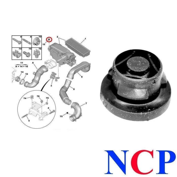 Lastik 207 / 307 / 308 / 407 / 508 / Partner 02Sonrası Hava Filtre (Oem No: 1422A3)