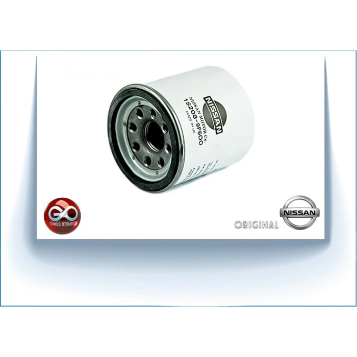 Yağ Filtresi Almera / Prımera  96-06 / Qashqaı 1.6 07-13 / Juke 1.6 / Mıcra 03=Den İtibaren; Benz.Motorlar (Oem No: 15208-9F600)