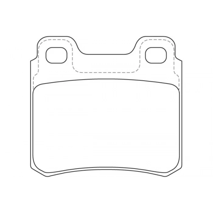 Fren Balata Astra F  91-02 / Vectra A 88-95 / Fıesta Iıı 89-95 / Espero 95-99 / Vectra B 95-03 Arka (Oem No: 1605693)