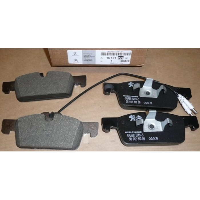 Fren Balata 508 10Sonrası / 508 Sw 10Sonrası Fişli Ön (Oem No: 1610100580)