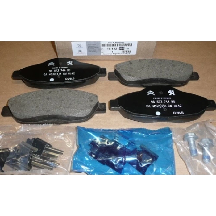 Fren Balata 308 07Sonrası 1.4-1.6-1.6Hdı Ön (Oem No: 1613259380)